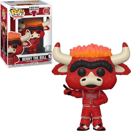 BENNY THE BULL - CHICAGO BULLS NBA - FUNKO POP FIGURE #03