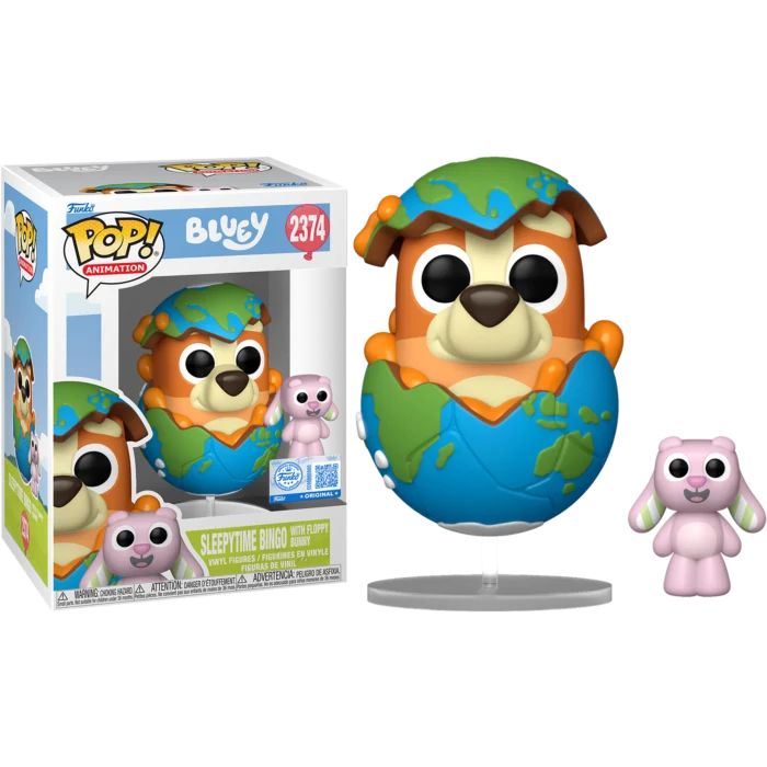 SLEEPYTIME BINGO (WITH FLOPPY BUNNY) - BLUEY - FUNKO POP FIGURE #2374