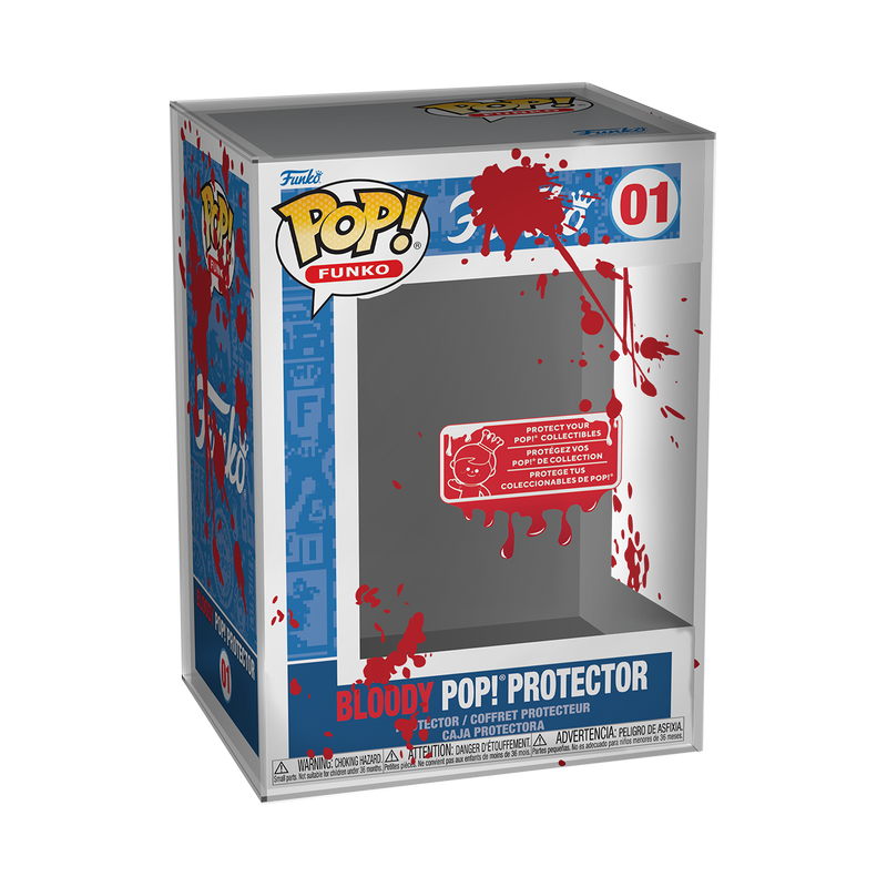BLOOD SPLATTER FUNKO POP PROTECTOR #01