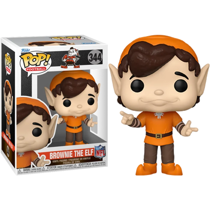 BROWNIE THE ELF - CLEVELAND BROWNS NFL - FUNKO POP FIGURE #344