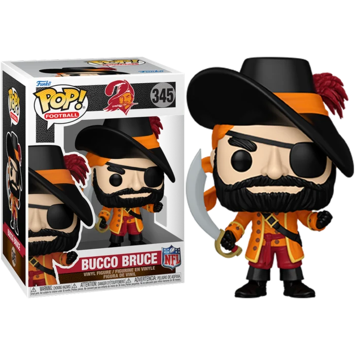 BUCCO BRUCE - TAMPA BAY BUCCANEERS NFL - FUNKO POP FIGURE #345