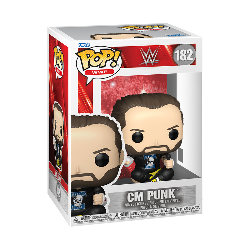 CM PUNK - WWE WRESTLING - POP FUNKO FIGURE #182