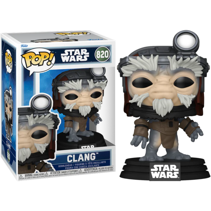 CLANG - STAR WARS: THE MANDALORIAN AND GROGU - FUNKO POP FIGURE #820