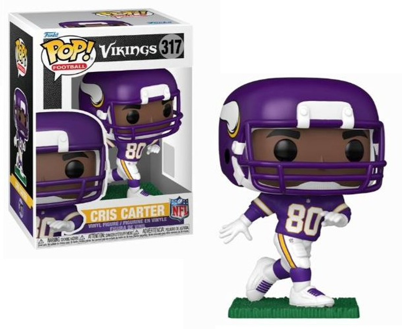 CRIS CARTER - MINNESOTA VIKINGS NFL - POP FUNKO FIGURE #317