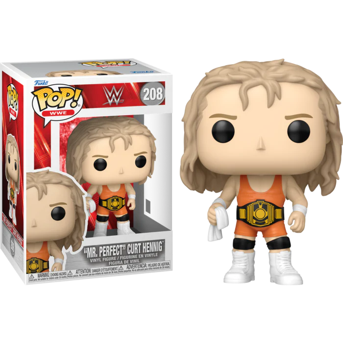"MR. PERFECT" CURT HENNIG - WWE - FUNKO POP FIGURE #208