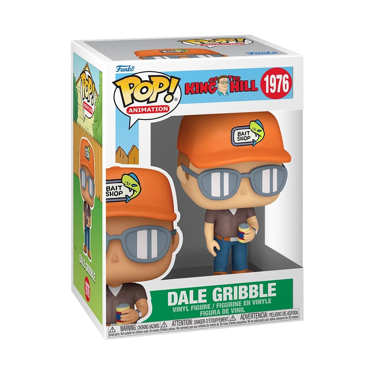 DALE DRIBBLE - KING OF THE HILL - POP FUNKO FIGURE #1976