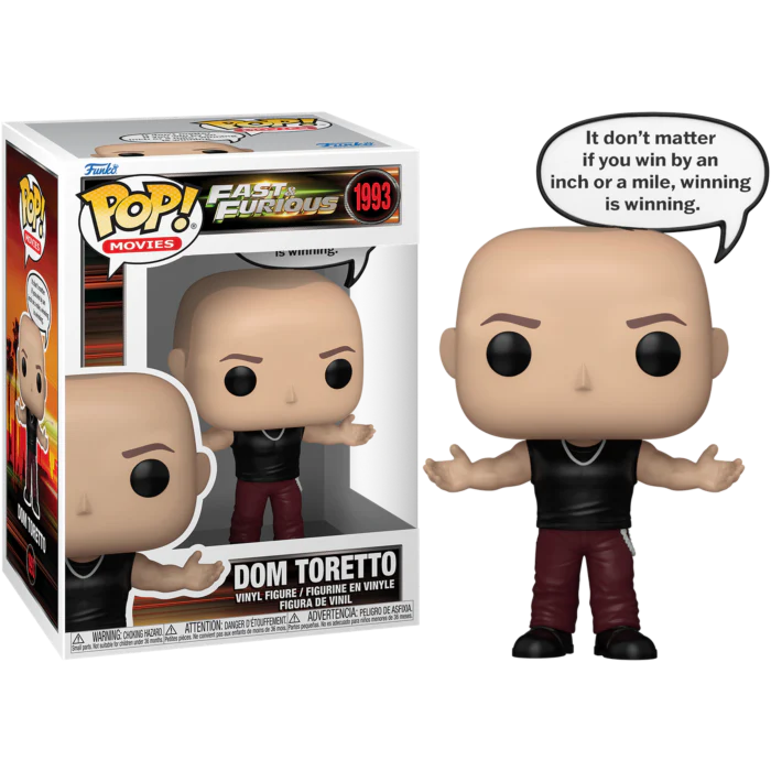 DOM TORETTO - FAST & FURIOUS - FUNKO POP FIGURE #1993