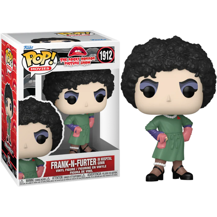 FRANK-N-FURTER w/ HOSPITAL GOWN - THE ROCKY HORROR PICTURE SHOW - FUNKO POP FIGURE #1912
