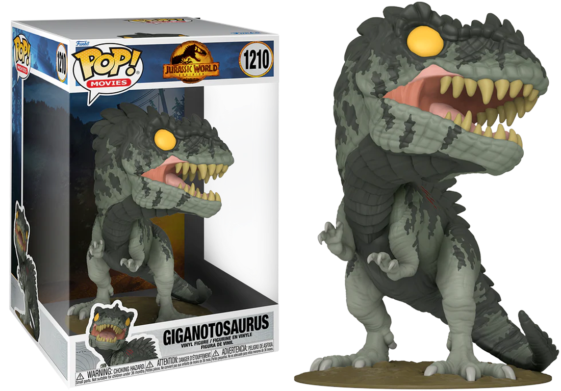 GIGANTOSAURUS 10 INCH POP FUNKO FIGURE #1210