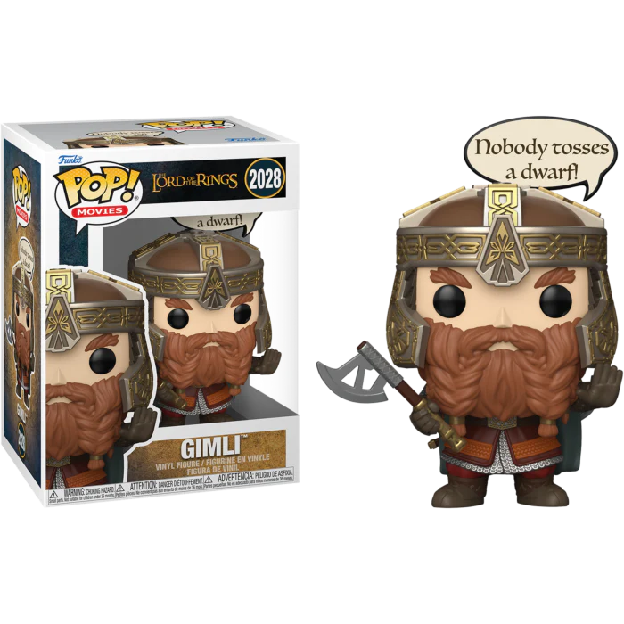 GIMLI - THE LORD OF THE RINGS - FUNKO POP FIGURE #2028
