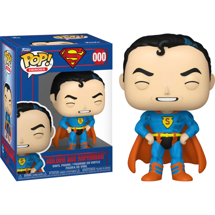 GOLDEN AGE SUPERMAN - SUPERMAN - FUNKO POP FIGURE #609 GOLDEN AGE SUPERMAN - SUPERMAN - FUNKO POP FIGURE #609