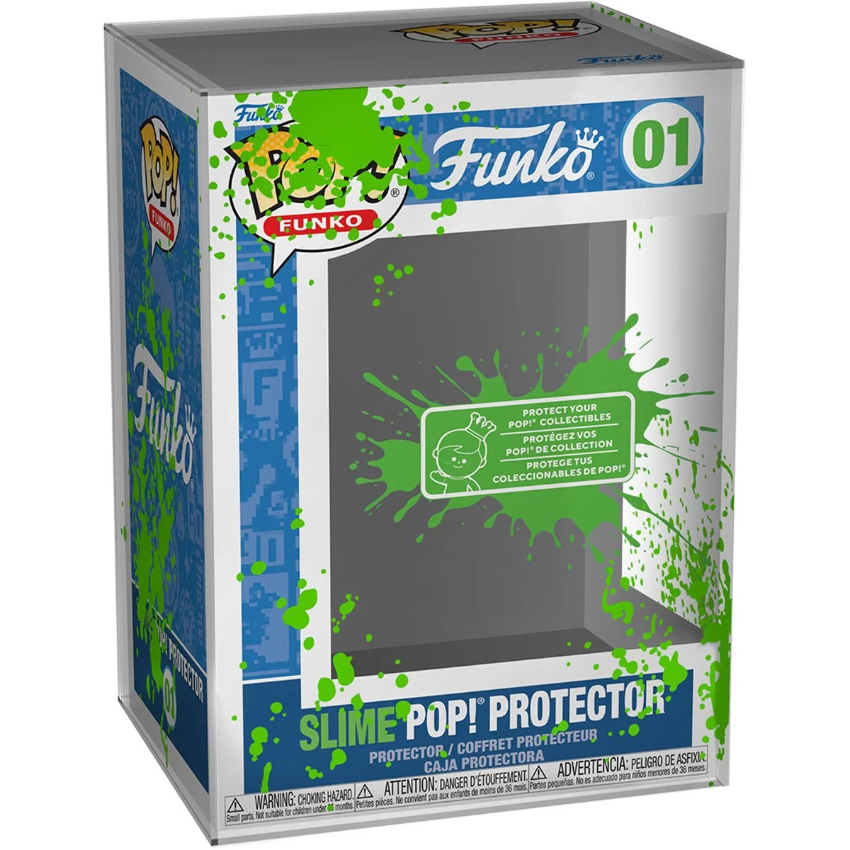 GREEN SLIME SPLATTER FUNKO POP PROTECTOR #01