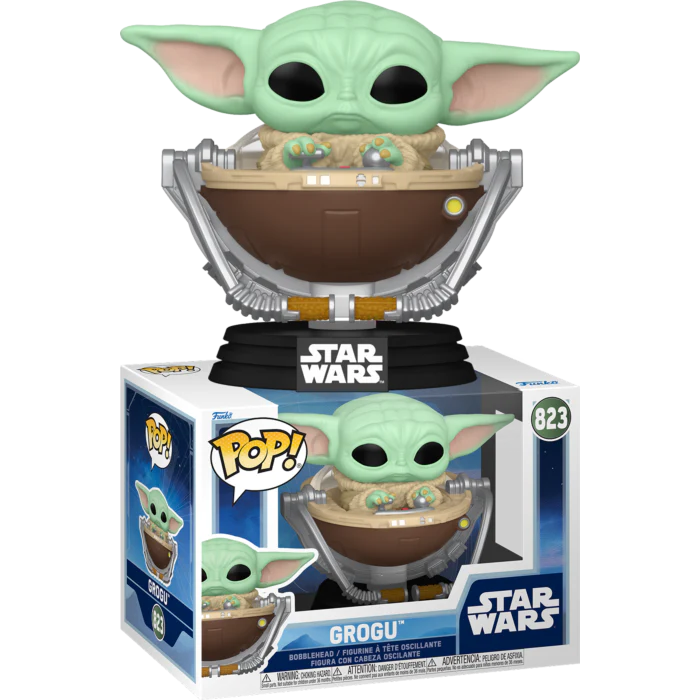 GROGU IN PRAM - STAR WARS: MANDALORIAN & GROGU - FUNKO POP FIGURE #823