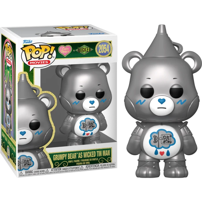 GRUMPY BEAR AS TIN MAN - CARE BEARS X WICKED - FUNKO POP FIGURE #2054