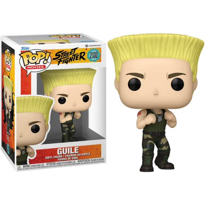 GUILE - STREET FIGHTER - FUNKO POP FIGURE #2100