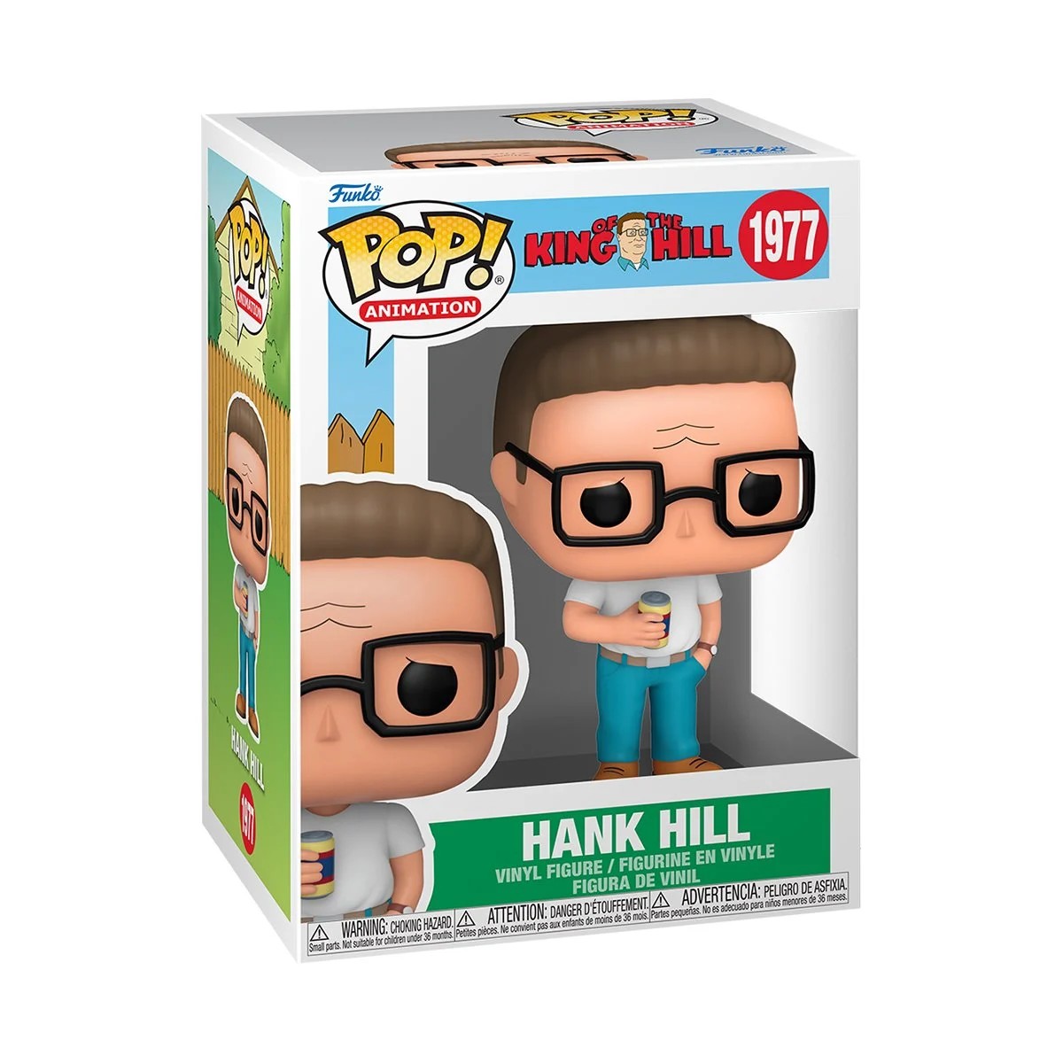 HANK HILL - KING OF THE HILL - POP FUNKO FIGURE #1977