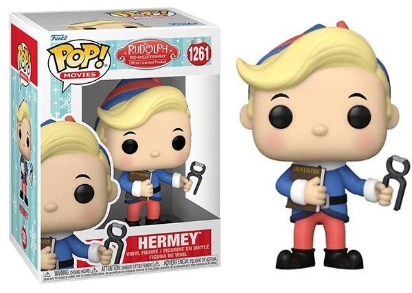 HERMEY - RUDOLPH THE RED NOSED REINDEER - POP FUNKO FIGURE #1261