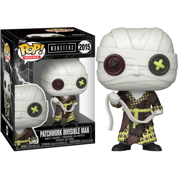 PATCHWORK INVISIBLE MAN - UNIVERSAL MONSTERS - FUNKO POP FIGURE #2015