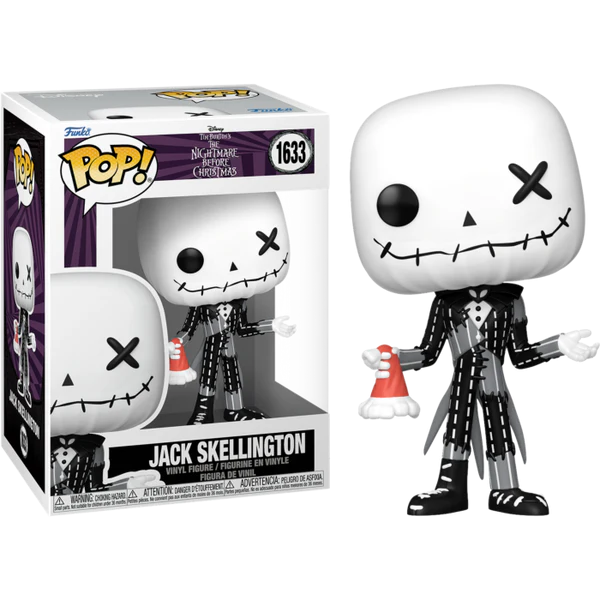 JACK SKELLINGTON - NIGHTMARE BEFORE CHRISTMAS - FUNKO POP FIGURE #1633