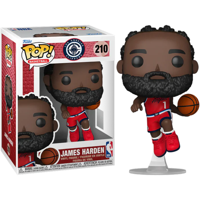 JAMES HARDEN - NBA LOS ANGELES CLIPPERS - FUNKO POP FIGURE #210
