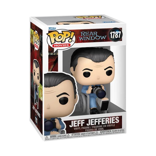 JEFF JEFFERIES - ALFRED HITCHCOCK'S REAR WINDOW - POP FUNKO FIGURE #1787