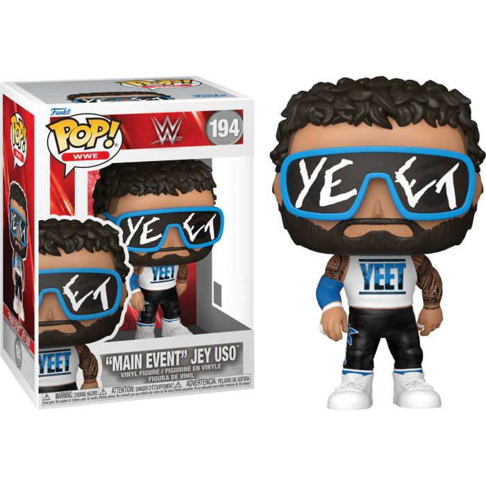 'MAIN EVENT' JEY USO - WWE - FUNKO POP FIGURE #194