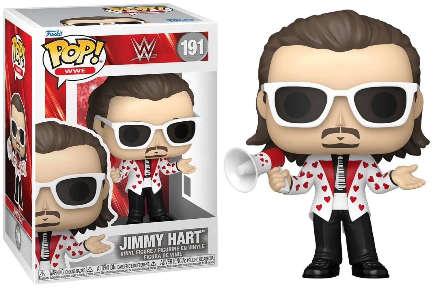 JIMMY HART - WWE - FUNKO POP FIGURE #191