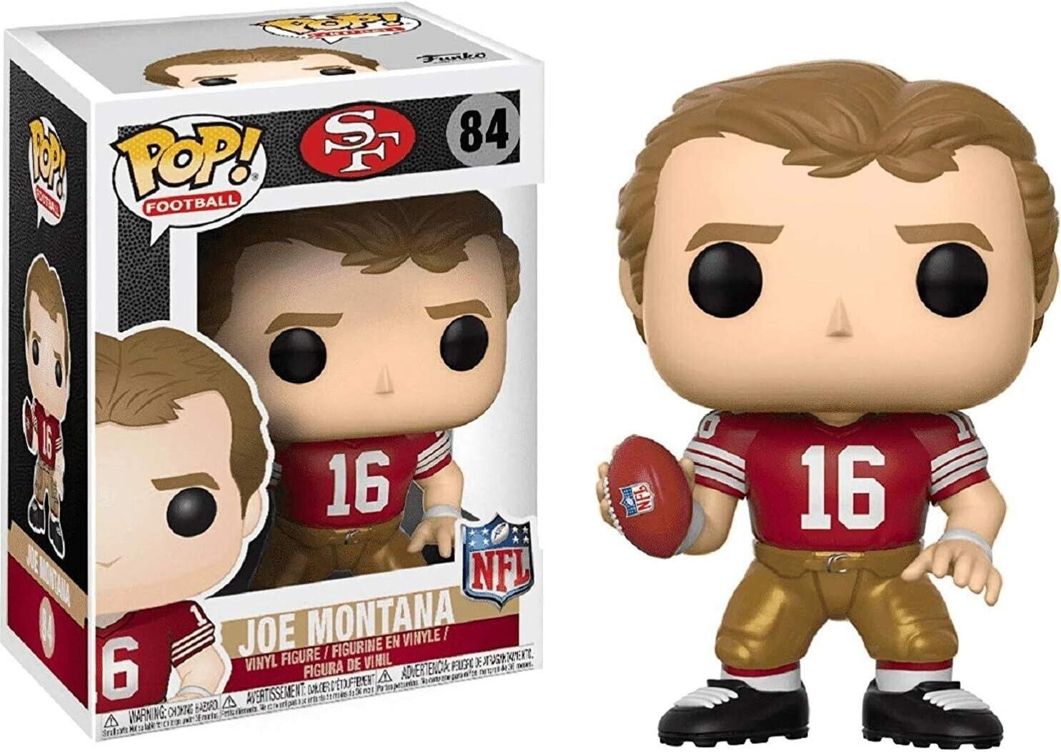 JOE MONTANA SAN FRANCISCO 49ERS NFL POP FUNKO FIGURE #84