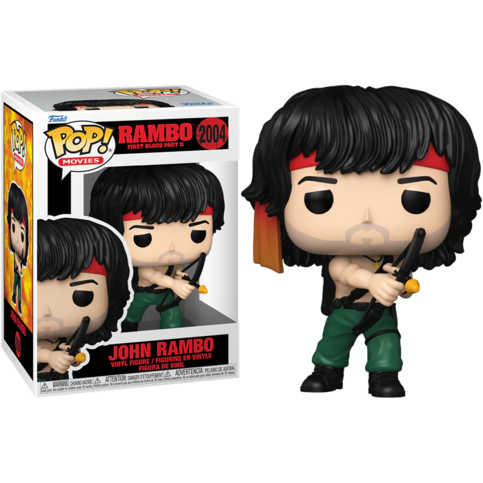 JOHN RAMBO W/ BOW - RAMBO: FIRST BLOOD PART II - FUNKO POP FIGURE #2004