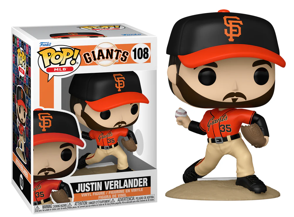 JUSTIN VERLANDER - SAN FRANCISCO GIANTS MLB - FUNKO POP FIGURE #108