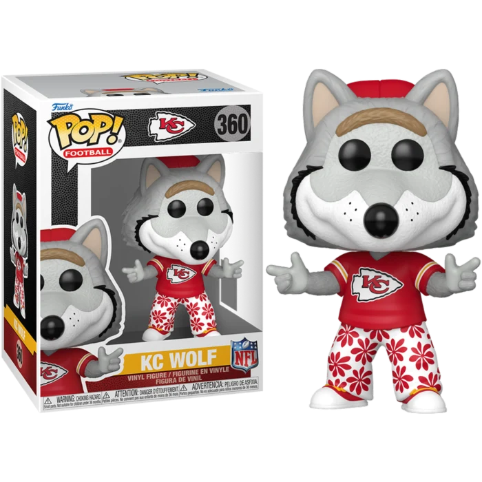 KC WOLF - KANSAS CITY CHIEFS NFL - FUNKO POP FIGURE #360
