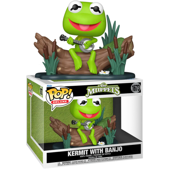 KERMIT WITH BANJO - THE MUPPETS - FUNKO POP FIGURE #1673