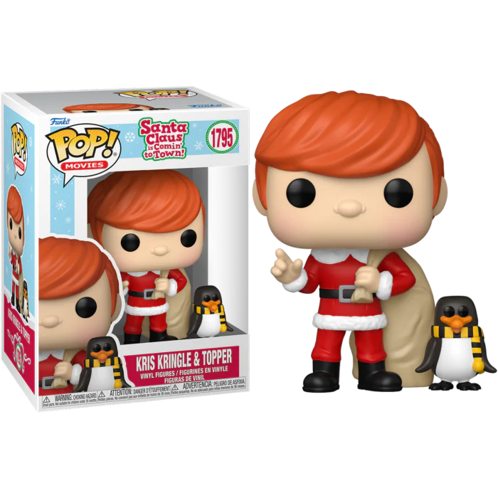 KRIS KRINGLE & TOPPER - SANTA CLAUS IS COMIN' TO TOWN - FUNKO POP FIGURE #1795