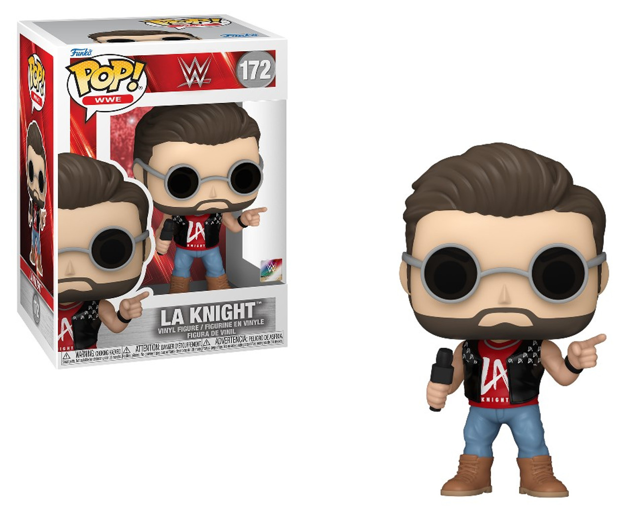 LA KNIGHT - WWE - WRESTLING POP FUNKO FIGURE #172