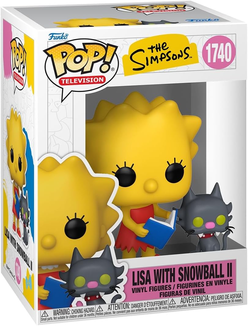 LISA WITH SNOWBALL II - THE SIMPSONS - POP FUNKO FIGURE #1740