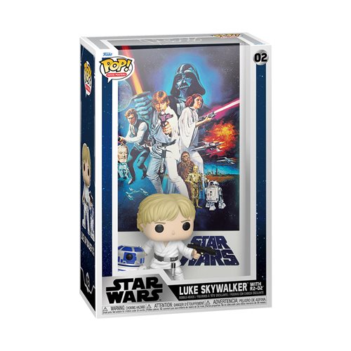 LUKE SKYWALKER W/ R2-D2 - STAR WARS - COVER FUNKO POP FIGURE #02