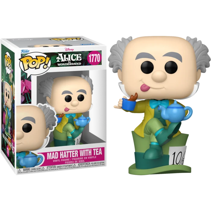 MAD HATTER WITH TEA - ALICE IN WONDERLAND - FUNKO POP FIGURE #1770