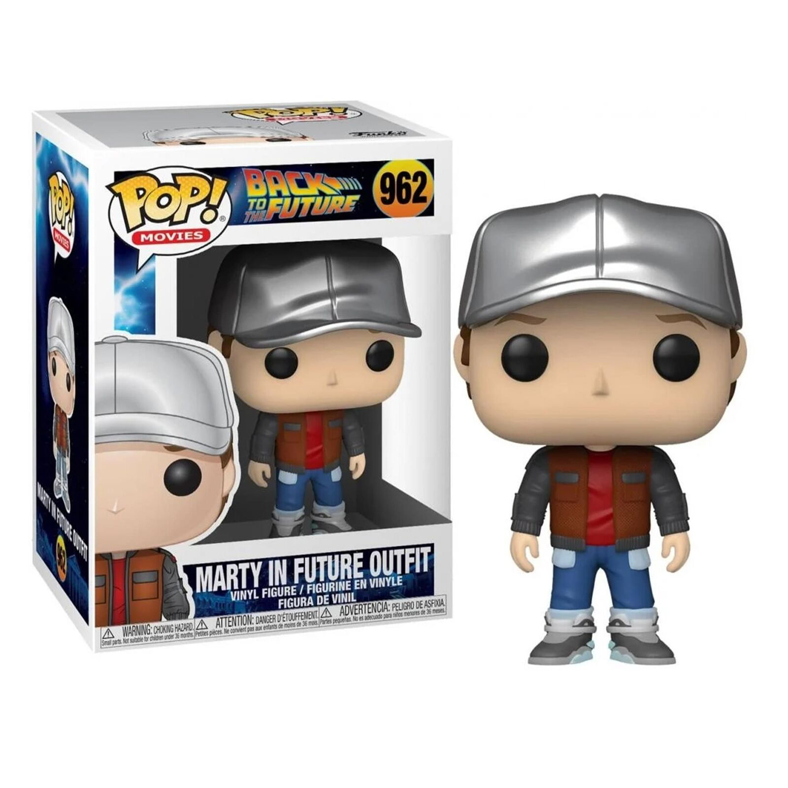 MARTY McFLY IN FUTURE OUTFIT - BACK TO THE FUTURE - POP FUNKO FIGURE #962