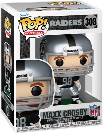 MAXX CROSBY - LAS VEGAS RAIDERS - NFL POP FUNKO FIGURE #308