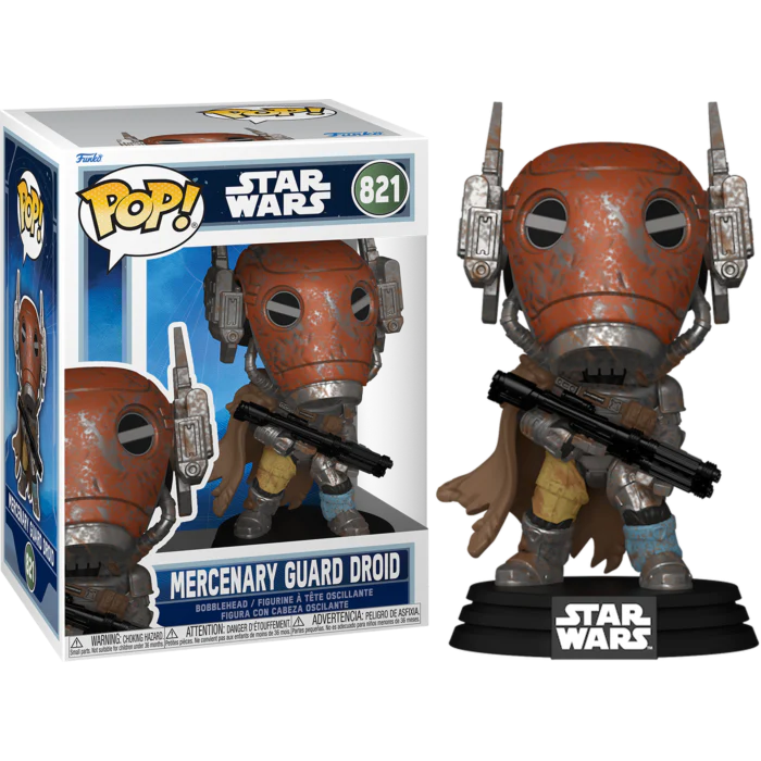 MERCENARY GUARD DROID - STAR WARS: MANDALORIAN & GROGU - FUNKO POP FIGURE #821