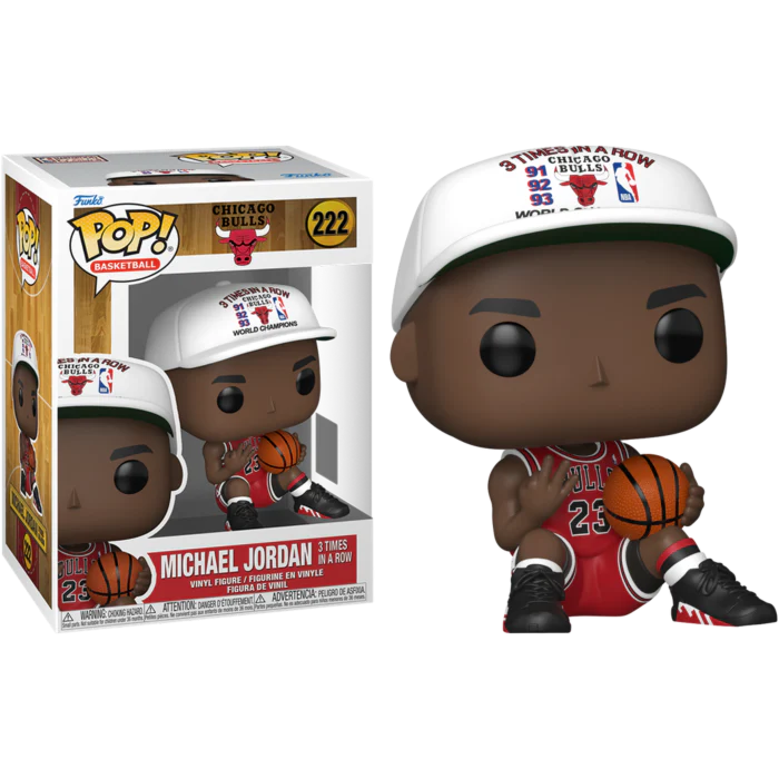 MICHAEL JORDAN (THREE-PEAT) - CHICAGO BULLS NBA - FUNKO POP FIGURE #222