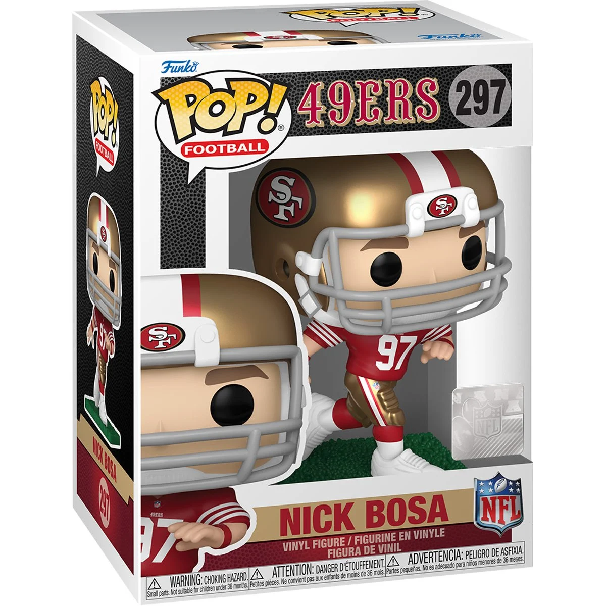 NICK BOSA SAN FRANCISCO 49ERS NFL POP FUNKO FIGURE #297