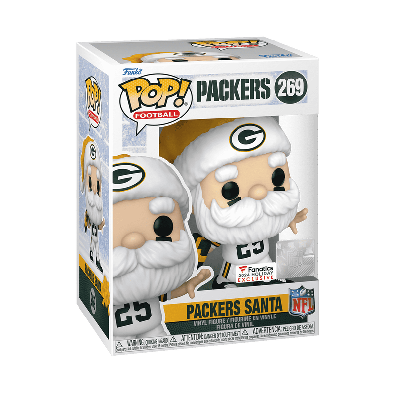 PACKERS SANTA GREEN BAY PACKERS NFL POP FUNKO FIGURE #269