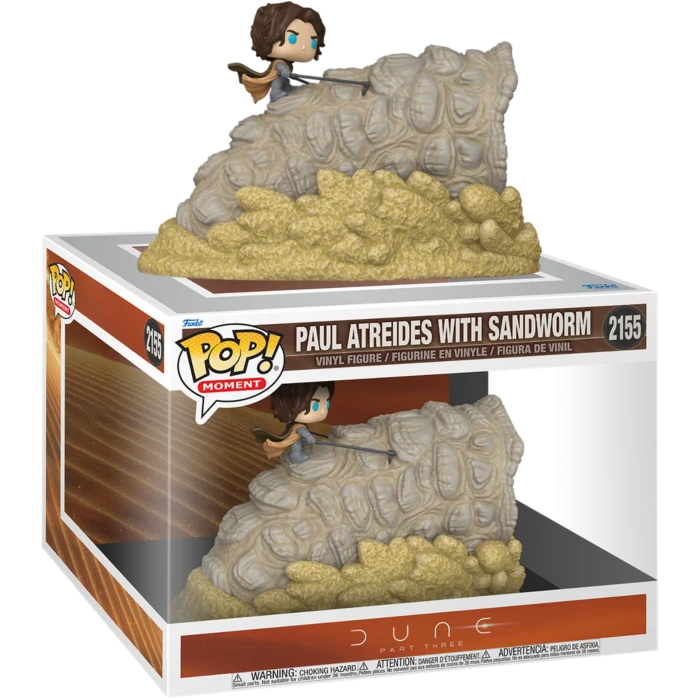 PAUL ATREIDES WITH SANDWORM - DUNE: PART THREE - FUNKO POP FIGURE #2155