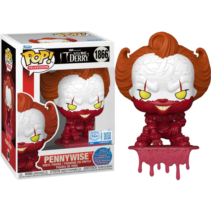 BLOOD PENNYWISE - IT: WELCOME TO DERRY - FUNKO POP SHELF SITTER FIGURE #1866