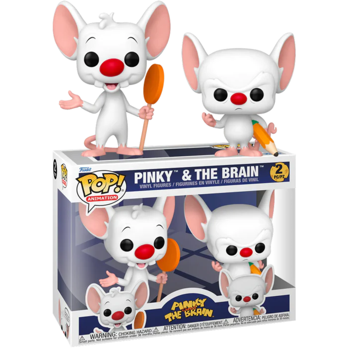 PINKY & THE BRAIN 2 PACK - FUNKO POP FIGURES