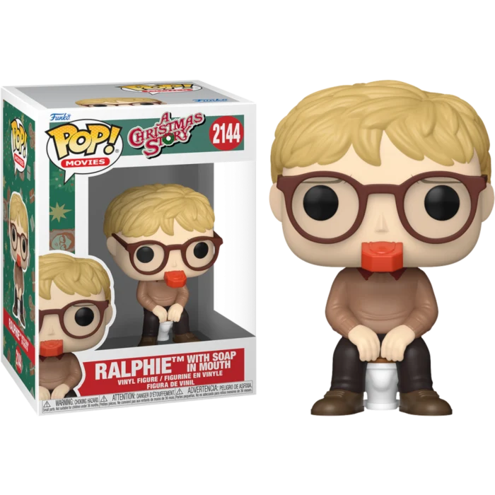 RALPHIE W/ SOAP IN MOUTH - A CHRISTMAS STORY - FUNKO POP FIGURE #2144