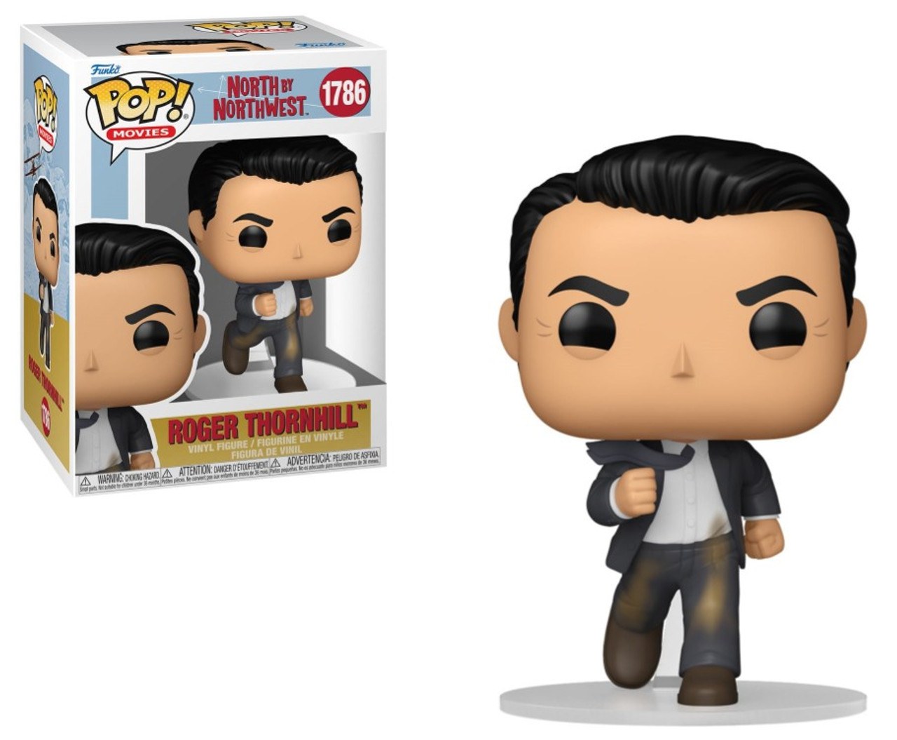 ROGER THORNHILL - ALFRED HITCHCOCK'S NORTH BY NORTHWEST - POP FUNKO FIGURE #1786