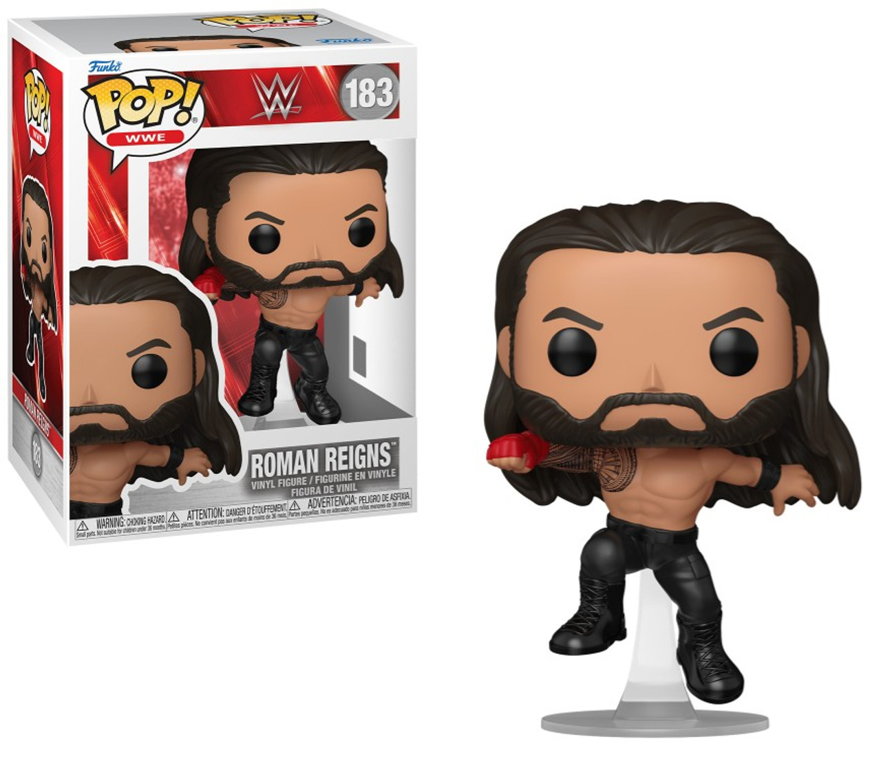 ROMAN REIGNS - WWE WRESTLING - POP FUNKO FIGURE #183