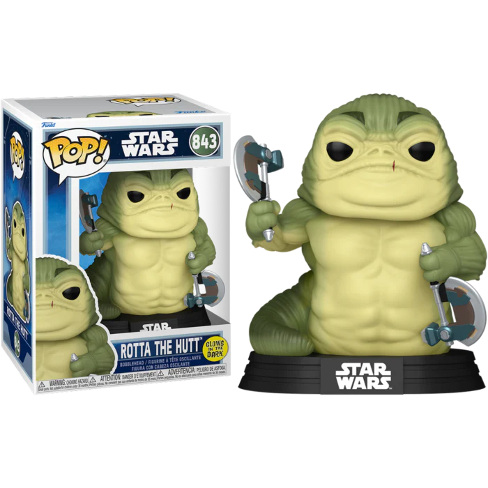 ROTTA THE HUTT - STAR WARS: THE MANDALORIAN AND GROGU - FUNKO POP FIGURE #843